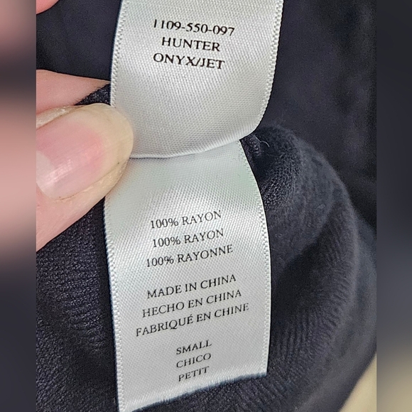 Rails Hunter Plaid Relaxed Fit Shirt Button-down Gray & Black Onyx/Jet Sz Small - Picture 7 of 12